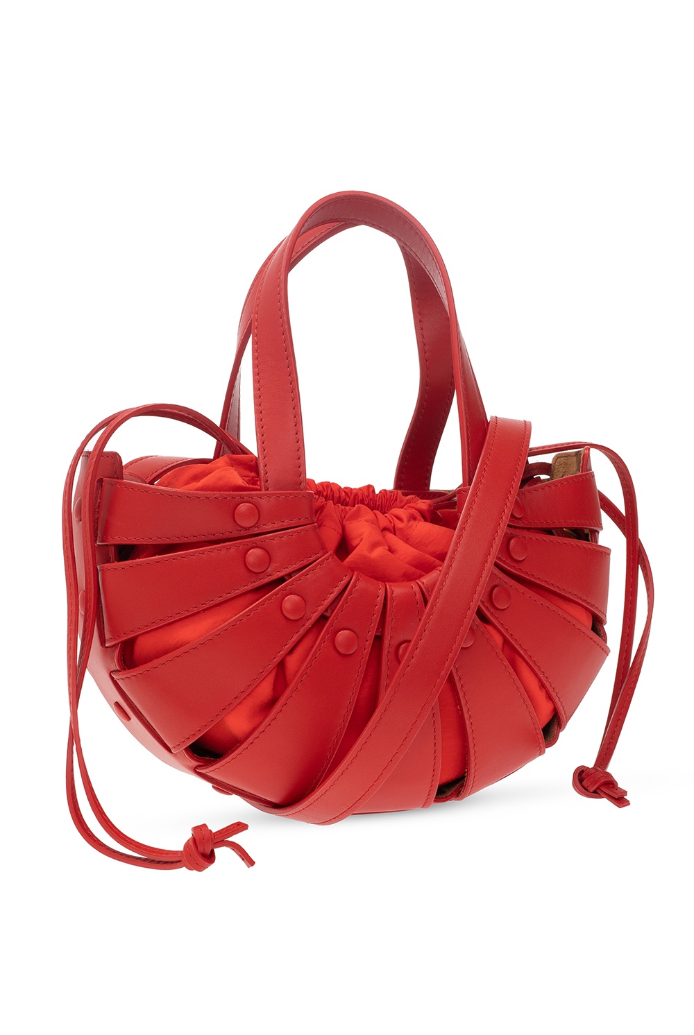 【送料&関税込】Bottega Veneta The Shell Shoulder Bag Bottega Veneta Shell Bag Pistachio Cut Out Leather Small